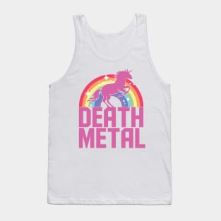 Death Metal Unicorn (Pink) Tank Top